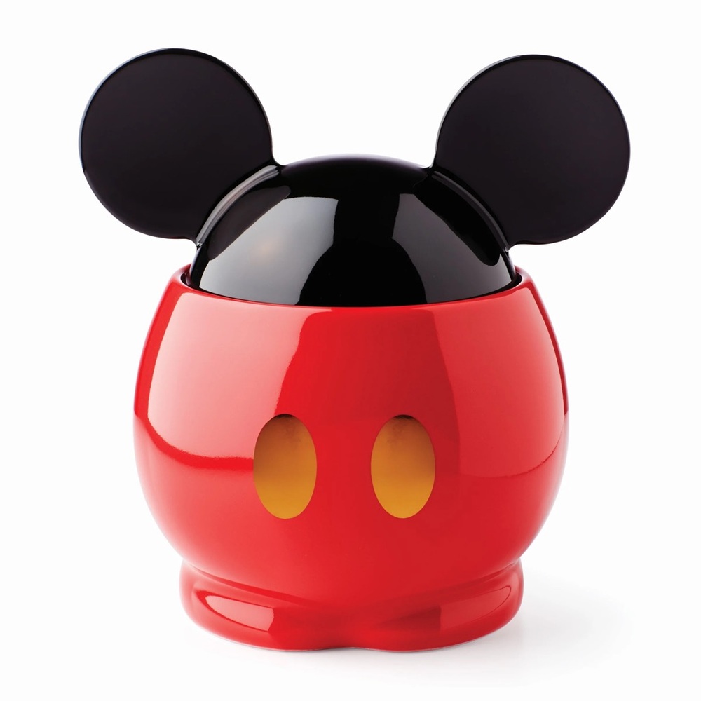 Disney Lenox Mickey Mouse Red and Black Pet Treat Jar
